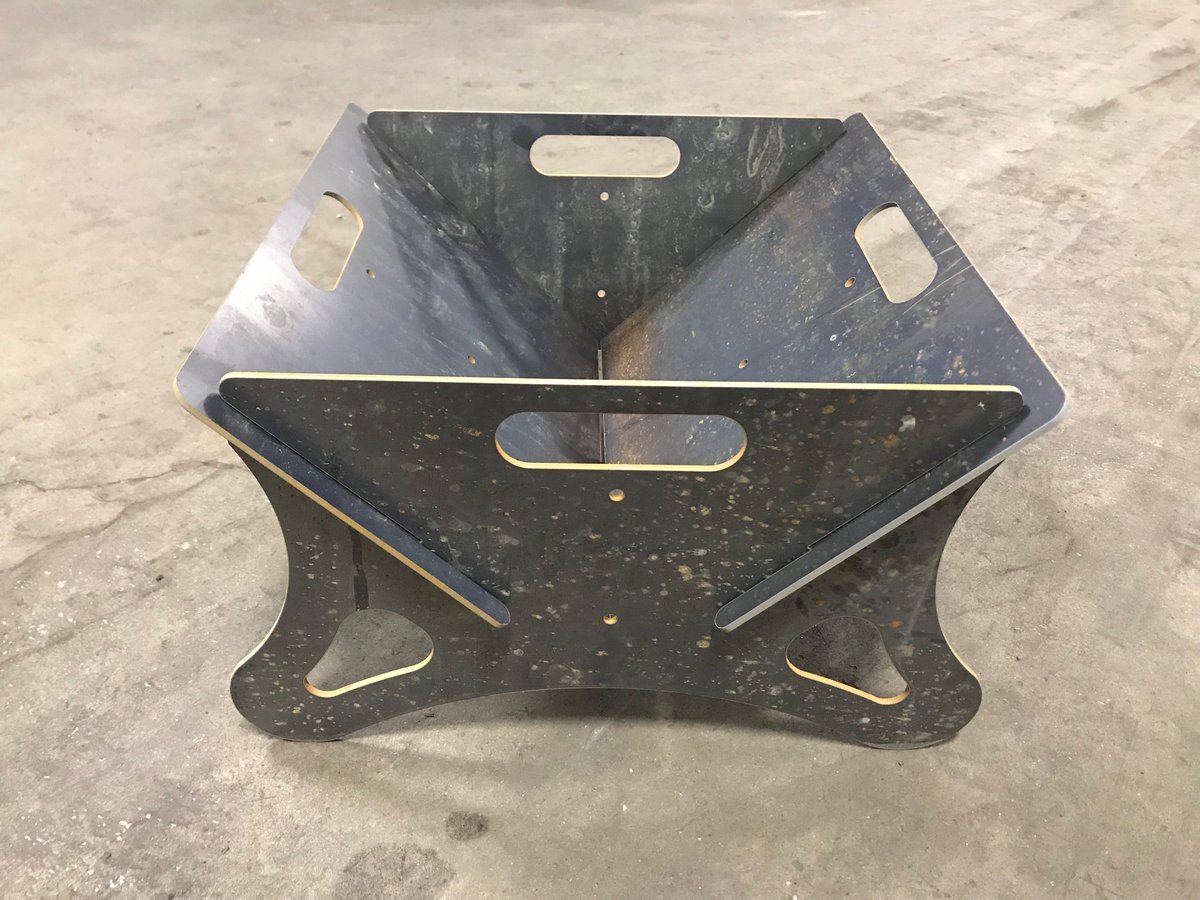 Precision waterjet cut machinery parts with complex internal features